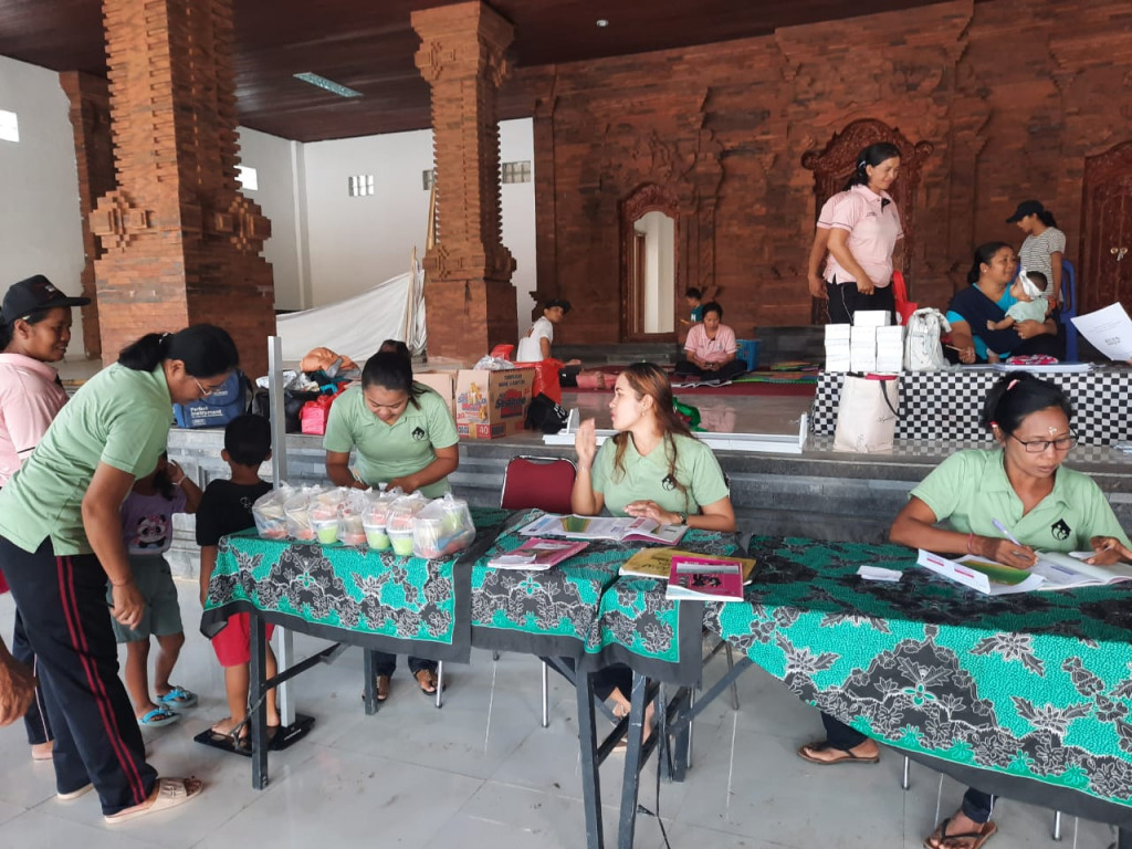 Pelaksanaan Posyandu Balita Banjar Dangin Bingin - 09 Nopember 2024